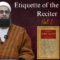 Etiquette of the Qur’an Reciter Part 1