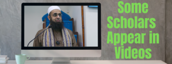 Why do some scholars appear in videos