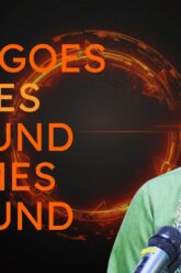 Dynamic Thumbnail with Bold Typography and Ouroboros